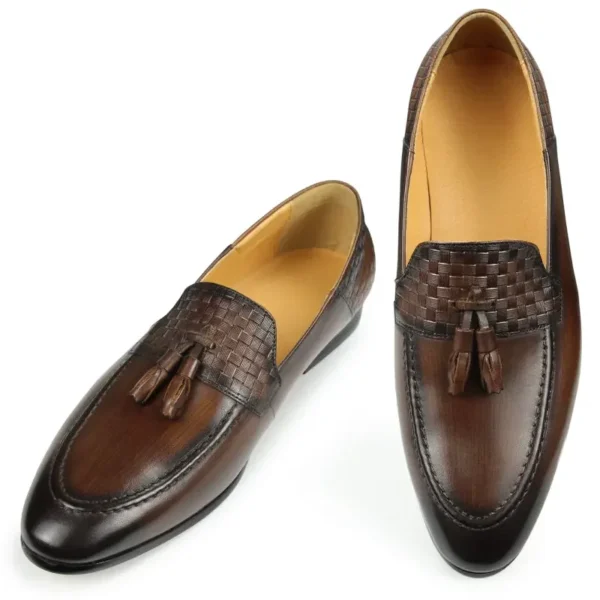 Sapato Loafer Soffisticata Classic Tassel Marrom - Imagem 4