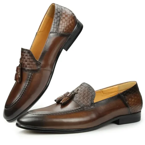 Sapato Loafer Soffisticata Classic Tassel Marrom - Imagem 2